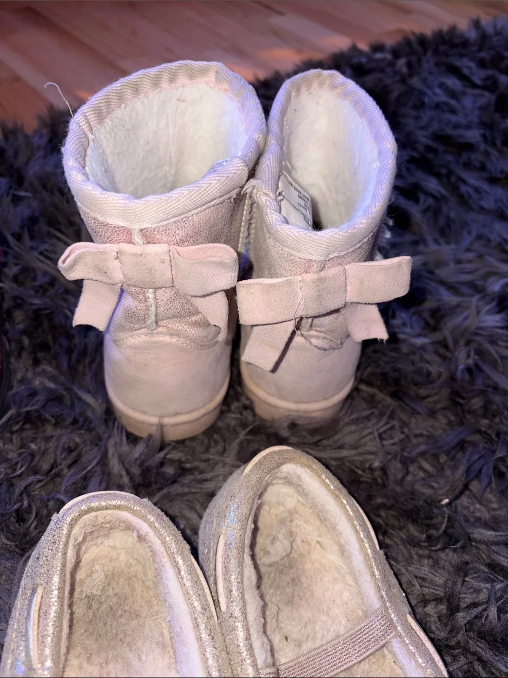 4 Pairs of Girls' Glitter Sparkly Kids Shoes - 9